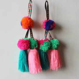 批发辅料 民族风手工吊穗 毛球挂穗 手工包包装饰球 服装辅料