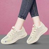 2024 Summer casual women's shoes soft sole sports mesh breathable Moon red shoes Mom shoes work shoes