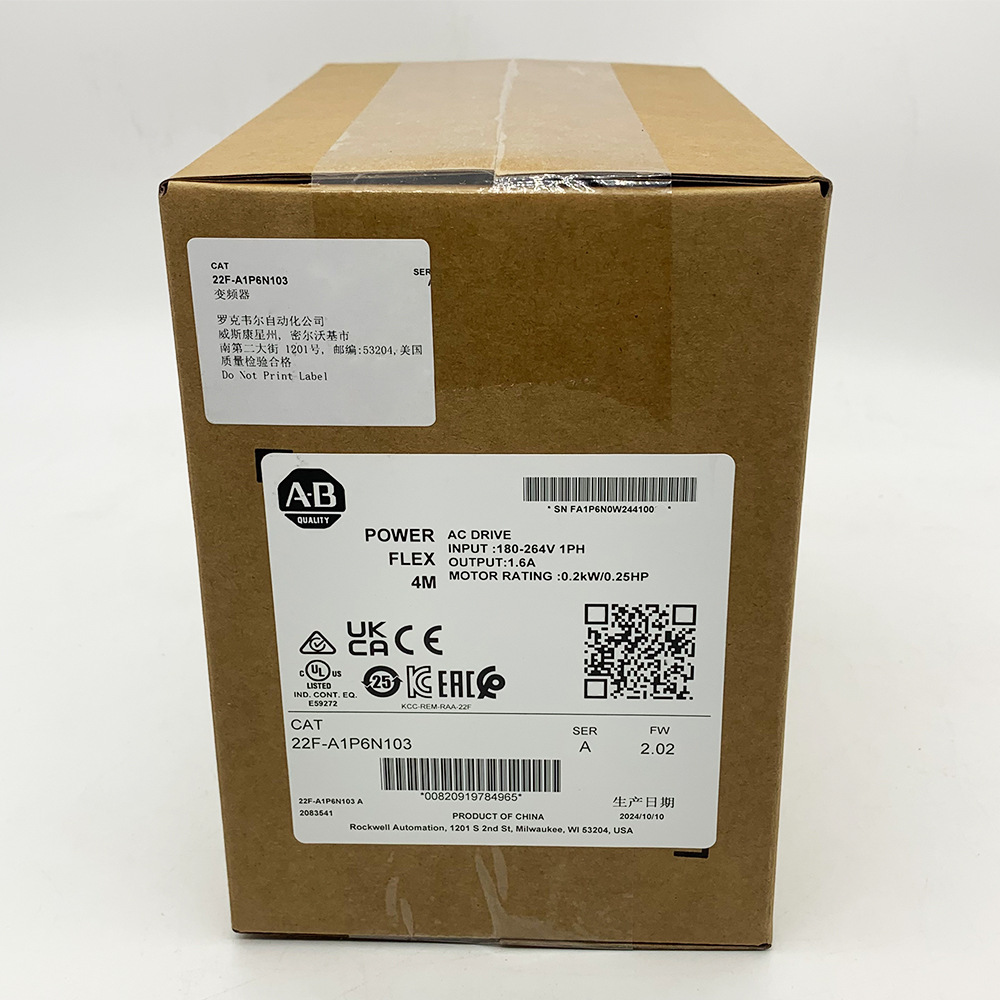 22F-A1P6N103变频器罗克韦尔Allen-Bradley全新现货22FA1P6N103