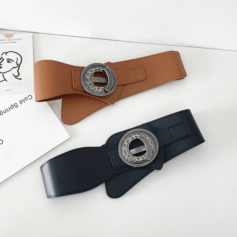 Nuovo cappotto ultra largo con coprivita, versione coreana Cintura elastica in vita versatile, decorazione da donna con gonna maglione_voghion.com