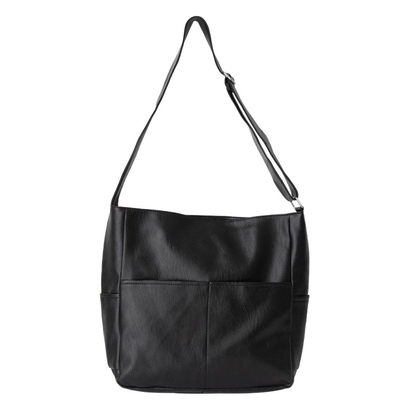 Otoño e invierno bolso de cubo de cuero suave para mujer de gran capacidad 2020 nuevo bolso de mensajero para mujer bolso de hombro INS de moda
