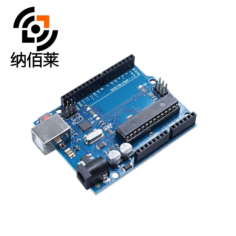 Плата разработки UNO R3 ATmega16U2 поставляется с USB-кабелем 1 30 см.