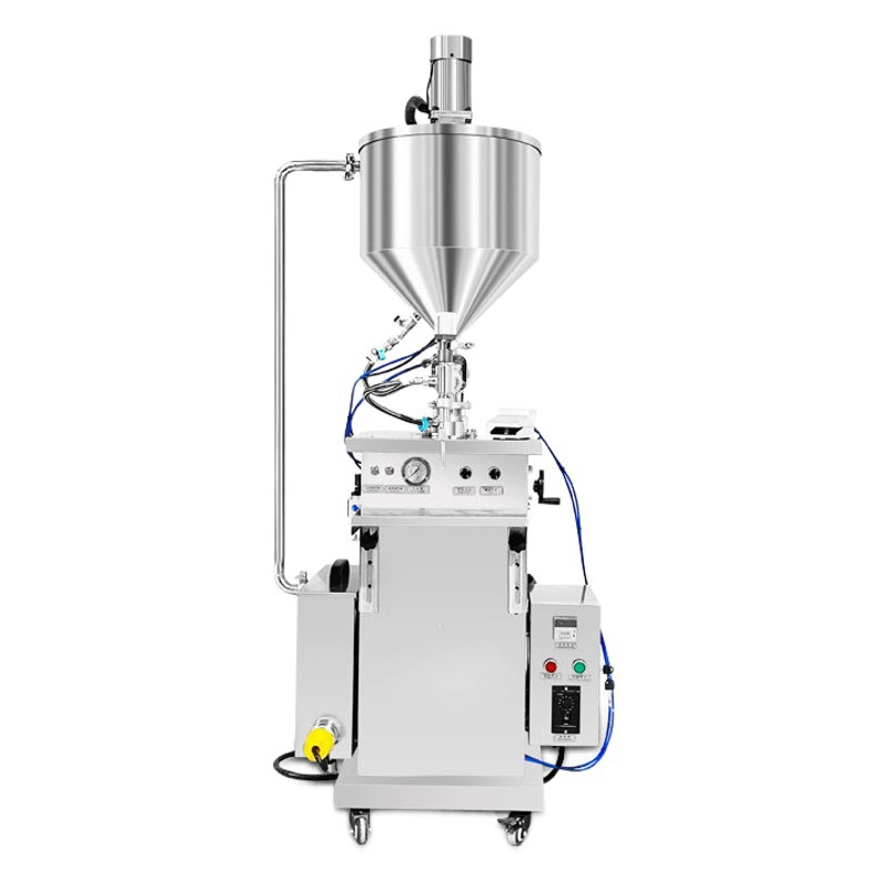 Полуавтоматическая машина для количественного розлива с вертикальным нагревом и перемешиванием, с постоянной температурой, для воска и вазелина