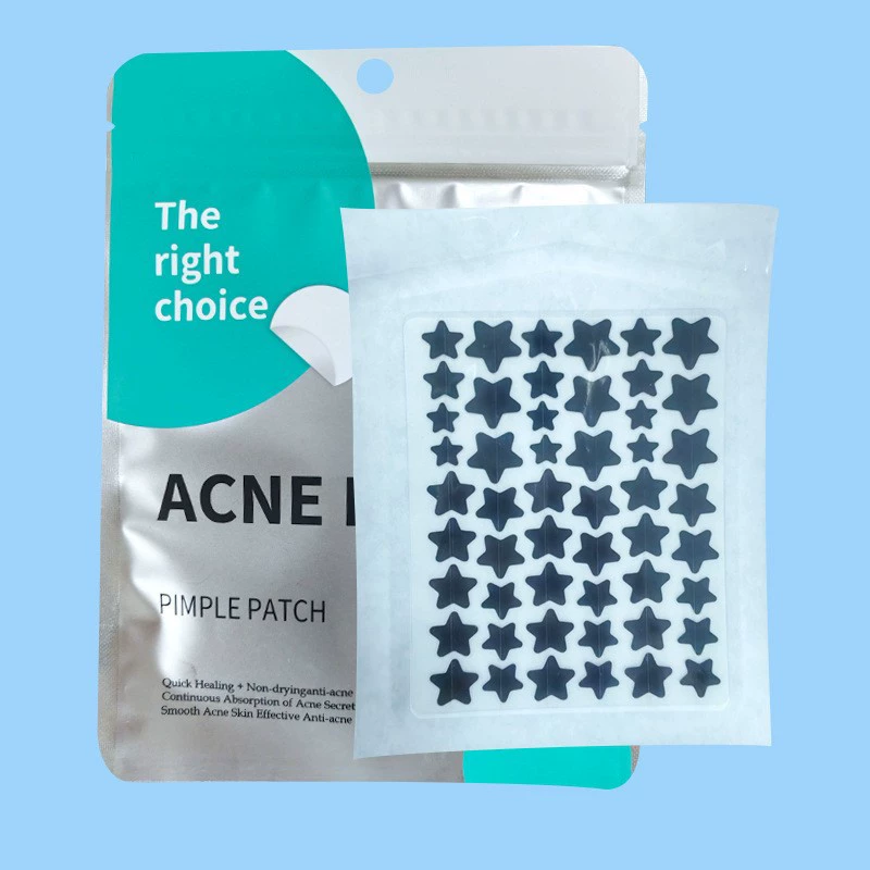 Acne Patch Hydrocolloid Star Stickers, 40 pcs Sheet, Glitter & Clear Color Options, Waterproof