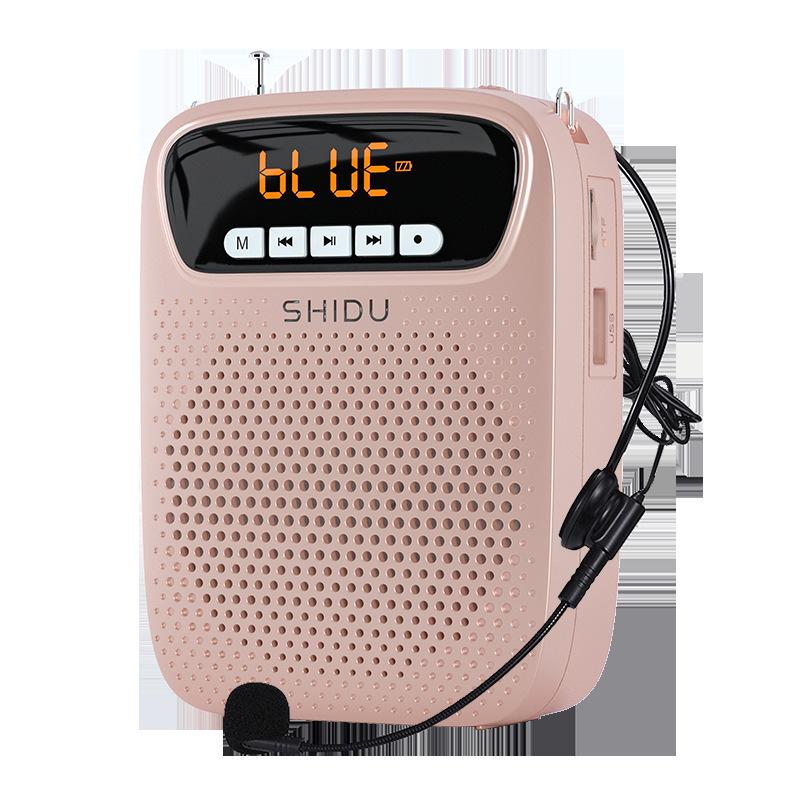 Shidu S278 Little Bee 教師用拡声器、Bluetooth 有線マイク付き、屋外ガイド用拡声器|undefined