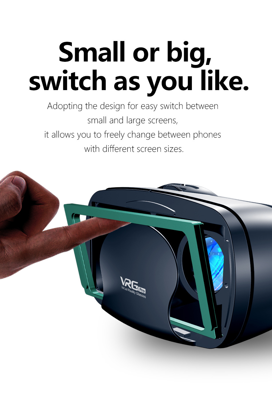 VRG PRO vr眼镜蓝光护眼手机虚拟现实头盔3D VR眼镜外贸热销详情19