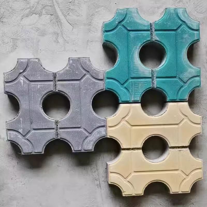 甘肃陇南九孔砖八字砖井字砖植草砖生态绿化砖草坪砖荷兰砖西班牙