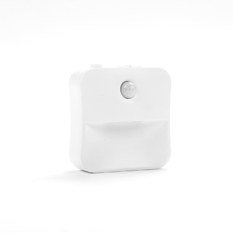 Customizable Logo Manufacturer Direct Supply Square Night Light Control Sensor Night Light European Standard Indoor Wall Lamp Bedside Lamp