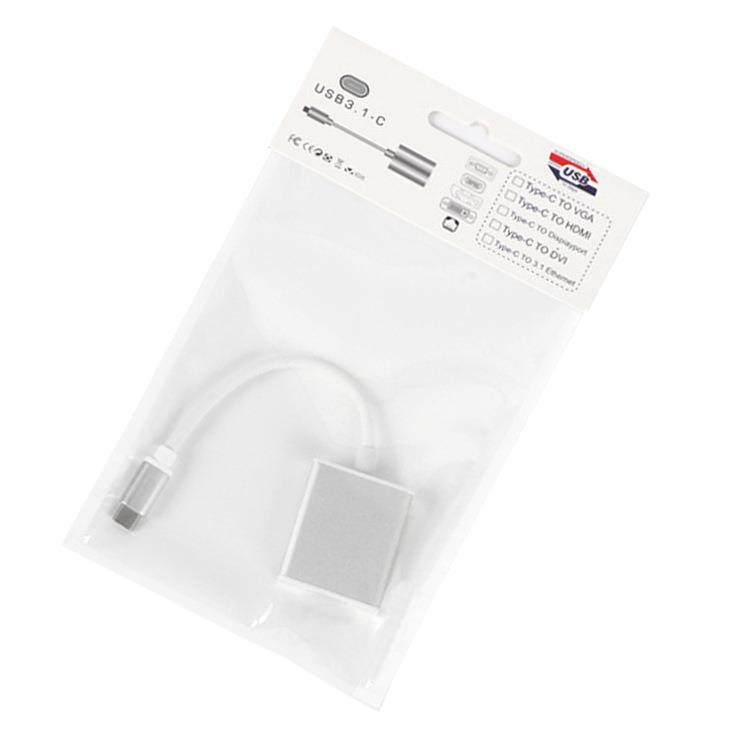 Convertidor tipo c a vga HD 1080P chip cable de monitor de ordenador portátil al por mayor