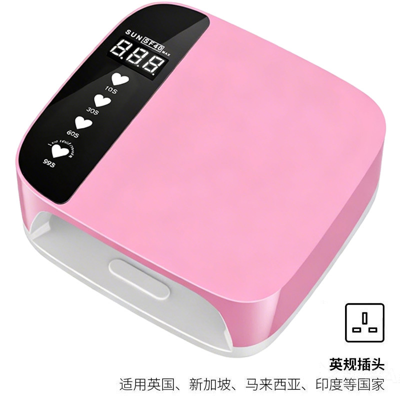 Lámpara de manicura personalizada de manicura especial de manicura luz UV / LED doble fuente de luz de manicura horneada de manicura pegamento de esmalte de uñas