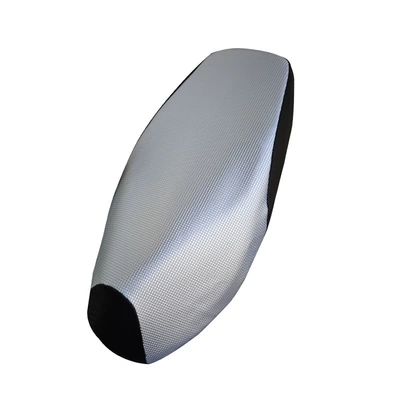 Sun Protection and Waterproof, Motorcycle cushion - haojue-ufd125-silver-diamond-pattern