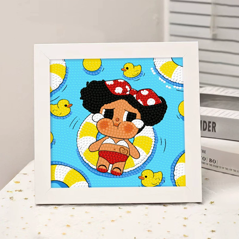 Набор для алмазной вышивки (Sanrio) Пикачу в раме, 17×17 см, комплект для полного стежка DIY