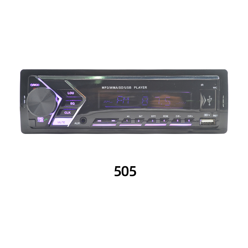 Reproductor de control de voz MP3 Bluetooth manos libres enchufable tarjeta TF doble radio de música sin pérdida U