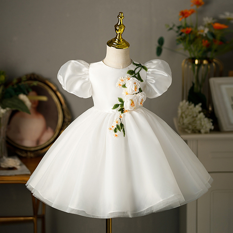 Princess Dress For Toddlers And Young Girls Autumn Winter New Arrival Children's Performance Outfit Polyester Fiber Elegant_voghion.com