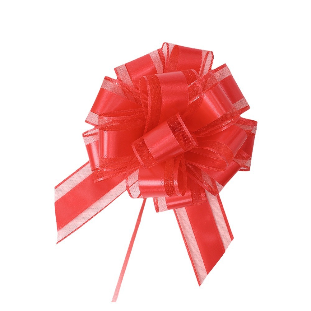 Transfronterizo para 50 hilo de nieve de doble capa simple elegante tridimensional mano esférica tirar flor boda coche Navidad Año Nuevo regalos