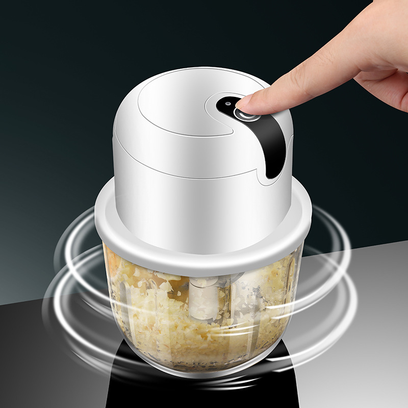 Garlic Mashed Artifact Electric Garlic Masher Small Stirred Machine Household Multifunctional Meat Grinder Garlic Crusher Garlic Puller