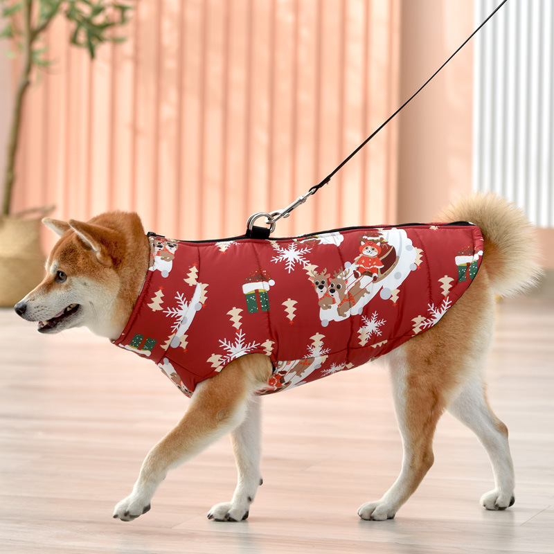 柴犬狗狗衣服冬裝泰迪博美比熊棉服中大型犬寵物秋冬加厚保暖馬甲