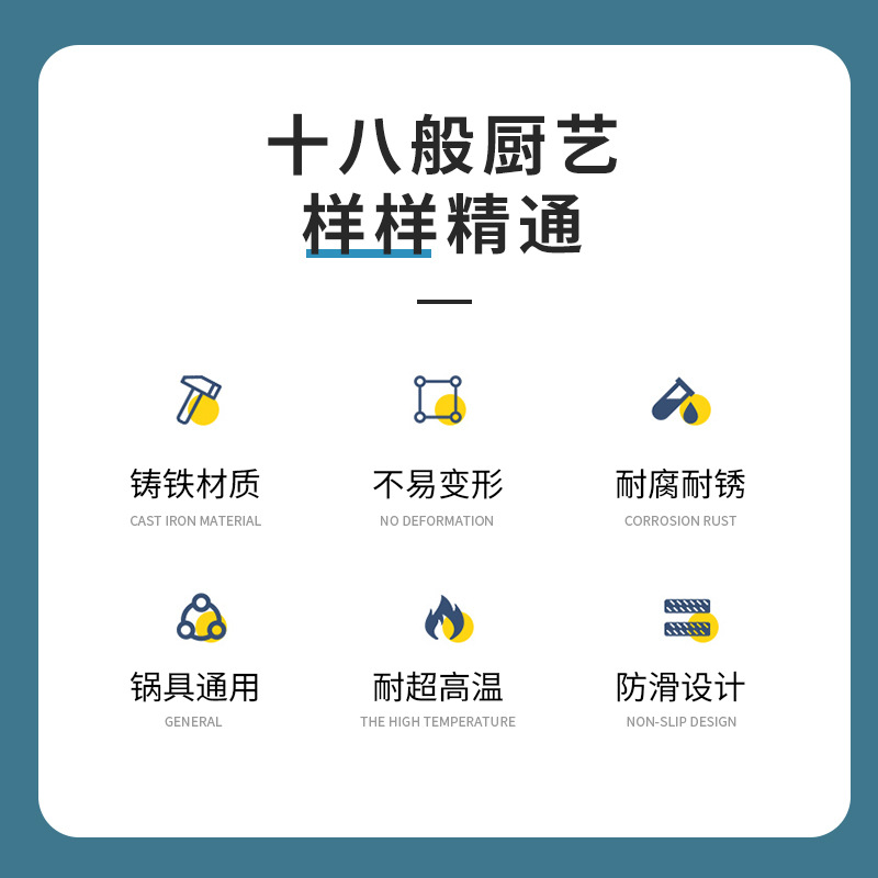 Estufa de gas soporte antideslizante estante de hierro fundido leche olla estufa soporte universal 5 garra 4 garra estufa de gas soporte de apertura