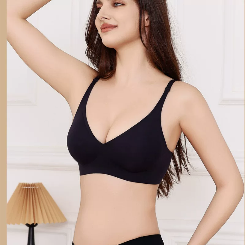Underwear, supporting push up bra, breathable wireless bra, bra top