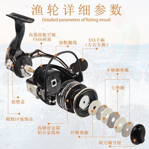 Bestselling Offshore Spinning Reel with Metal Body and Long Casting Capability