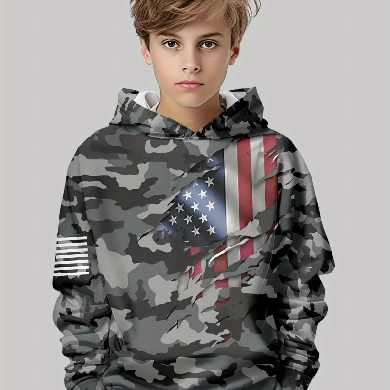 Autumn tops 2025 new children's clothing sweatshirt sports hooded sweatshirt trendy and cool Autumn tops 2025 new children's clothing sweatshirt sports hooded sweatshirt trendy and cool