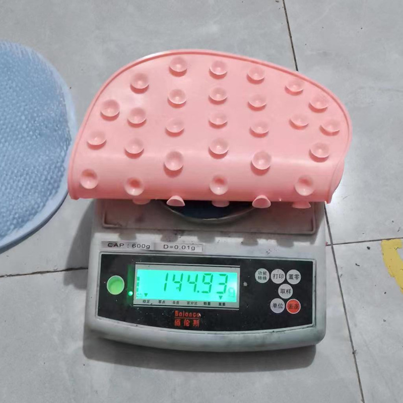 Baño de silicona perezoso frotar la almohadilla del pie frotar espalda masaje baño con ventosa frotar la espalda baño lavado de pies artefacto