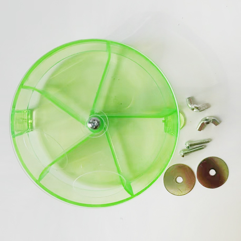 オウム用品鳥玩具アクリルえさ風車インタラクティブ取食器えさ球分格食箱|undefined