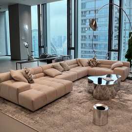 B&B沙发tufty-time沙发奶油风单人网红真皮客厅2024新款泡芙沙发