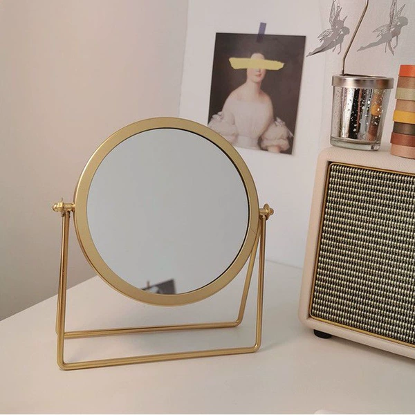 Gold retro makeup mirror-bracket model