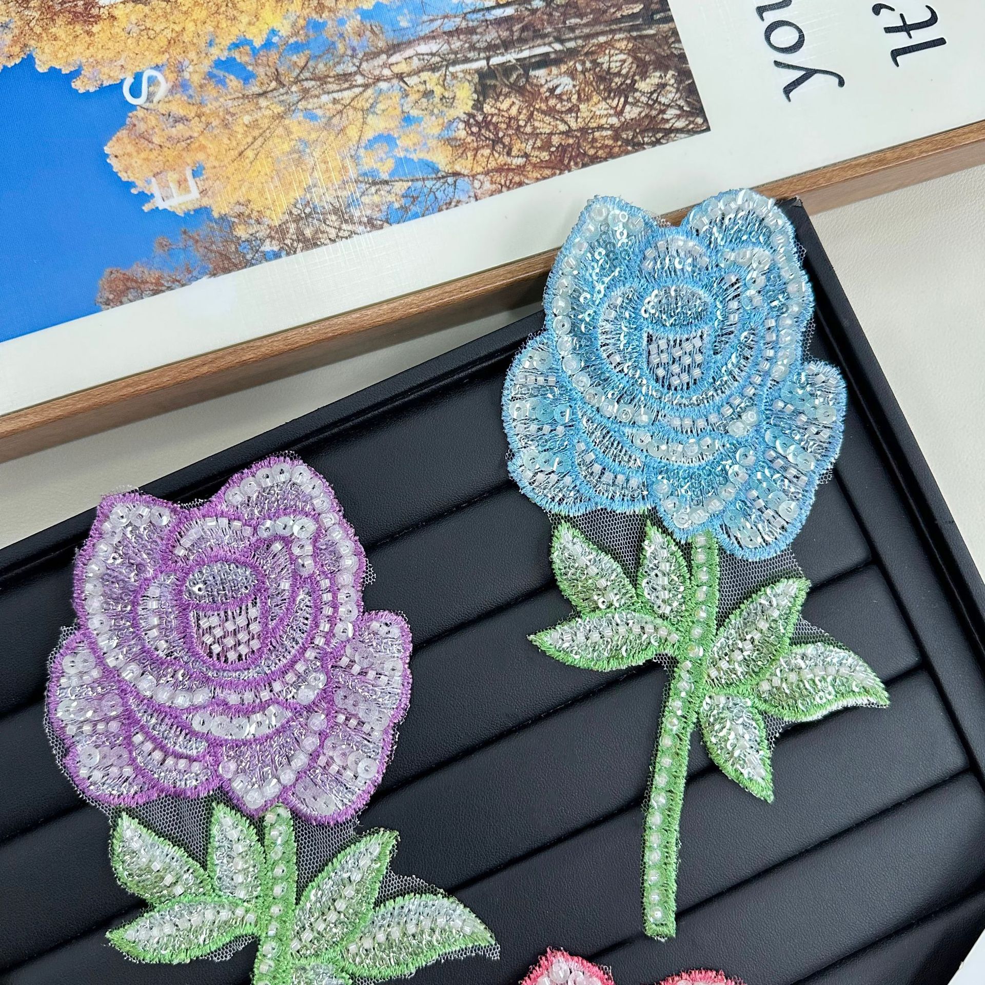 Exquisitas pegatinas de tela bordadas Hanfu cheongsam nueva falda china con cara de caballo decoración superior piezas bordadas ropa para niños accesorios de decoración de equipaje