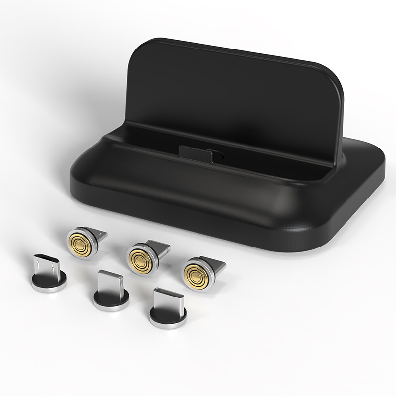Mobile Phone Three-In-One Magnetic Suction Charging Base Supports Qc3.0 Wireless Fast Charging Data Transmission Charging Base