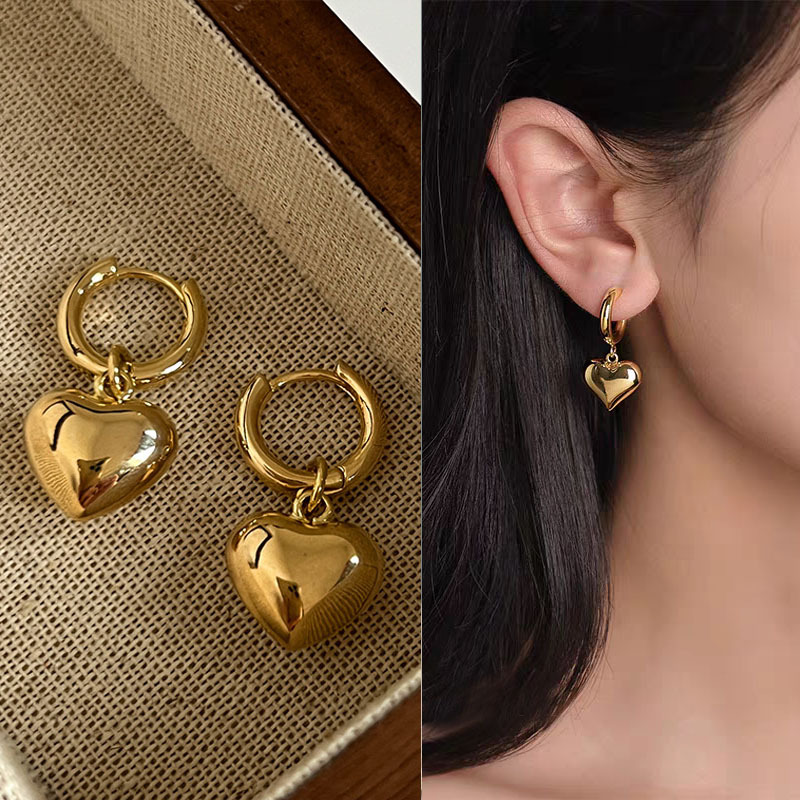Pendientes de metal de alta gama, diseño minimalista y moderno, para mujer 2024, suministro al por mayor