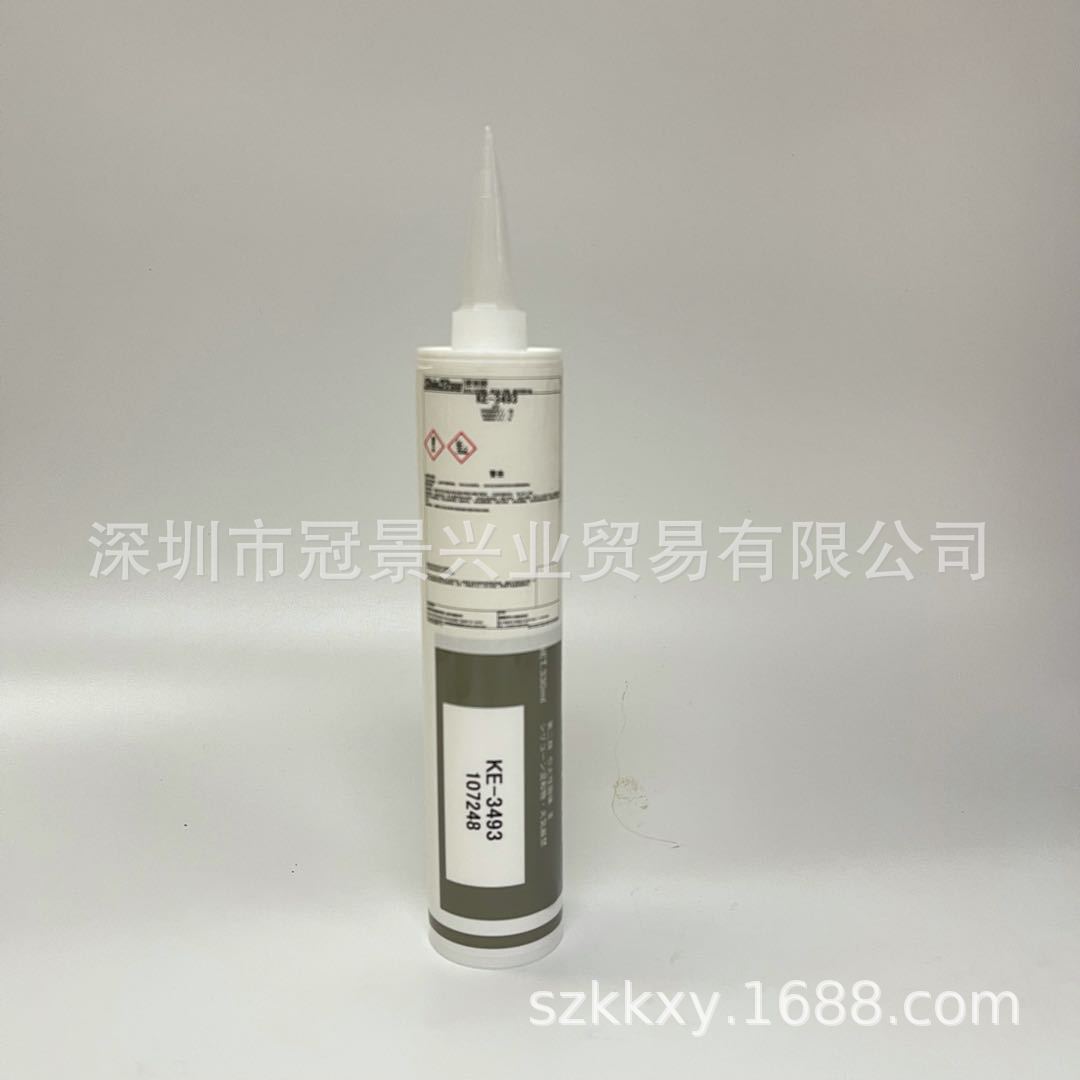 信越KE-3493 高导热硅橡胶 高精密电子产品密封散热粘剂 固定剂