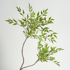 仿真南天竹膠片漆木仿真植物新中式家居酒店樣板間裝飾攝影婚慶