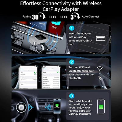Car Carplay Printed Logo — Simsiz CarPlay və Android Auto