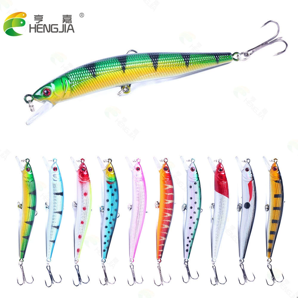 Новый приманка mino от HENGJIA mino lure 10см бионическая приманка 10 цветов имитационная приманка