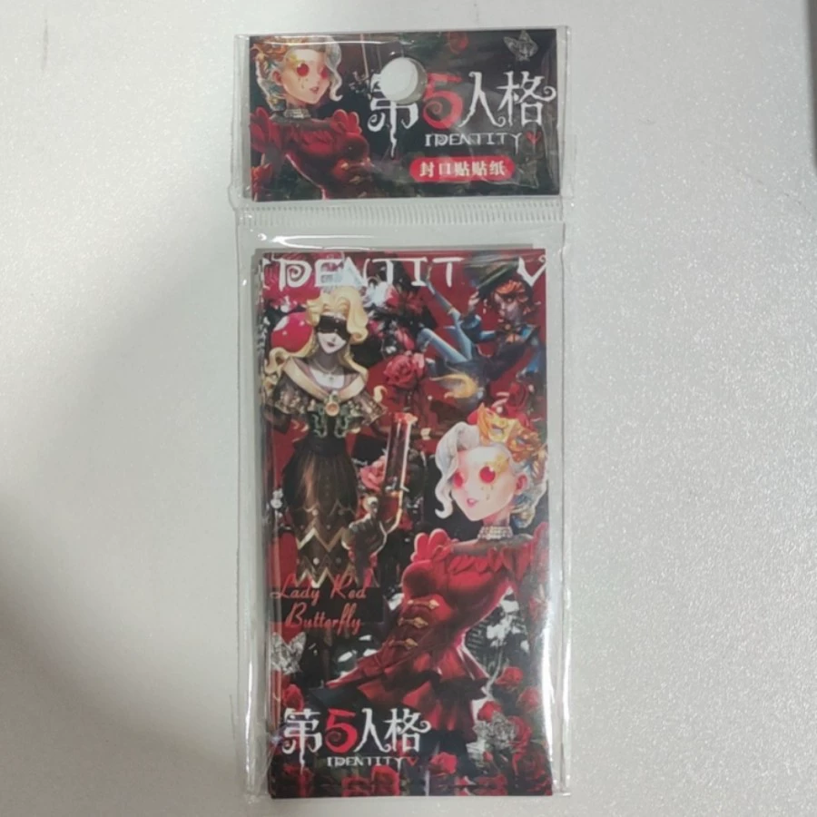 Наклейки-печати в упаковке, аниме-дизайны (Identity V и другое), 20 шт., 5,5×13,5 см