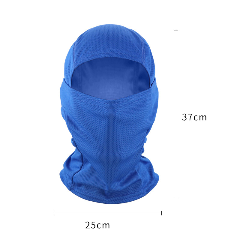Color sólido veloz secado cubierta de cabeza montar al aire libre máscara solar de poliéster 100% respirado collar al por mayor transfronterizo