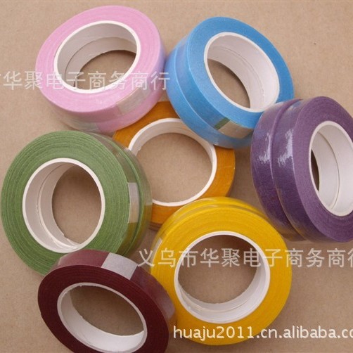 供应人造花干花花径绿胶带30y水晶手工花花艺纸胶带量大价优