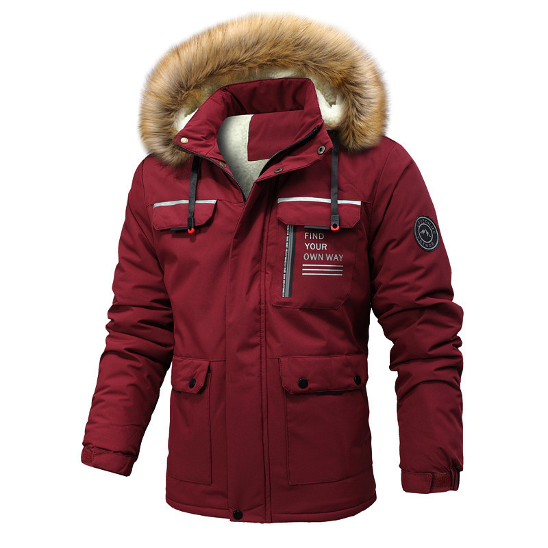 면 패딩 2889 레드