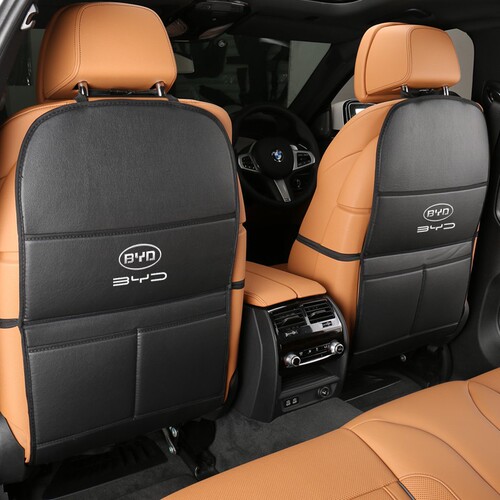 Car seat anti-kick pad car seat back protection pad children's anti-dirty protection pad leather universal car logo