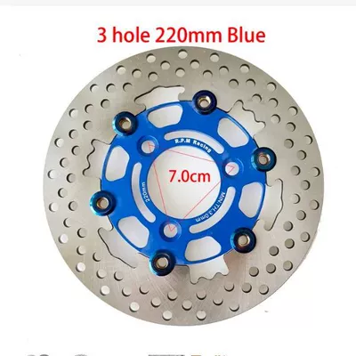 Motorcycle Floating Brake Disc Colorful: Other Electric Vehicle Accessories - blue-22070