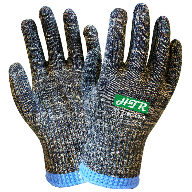 海太尔0078迷彩钢丝防割手套 防割纱线手套耐磨防割手套