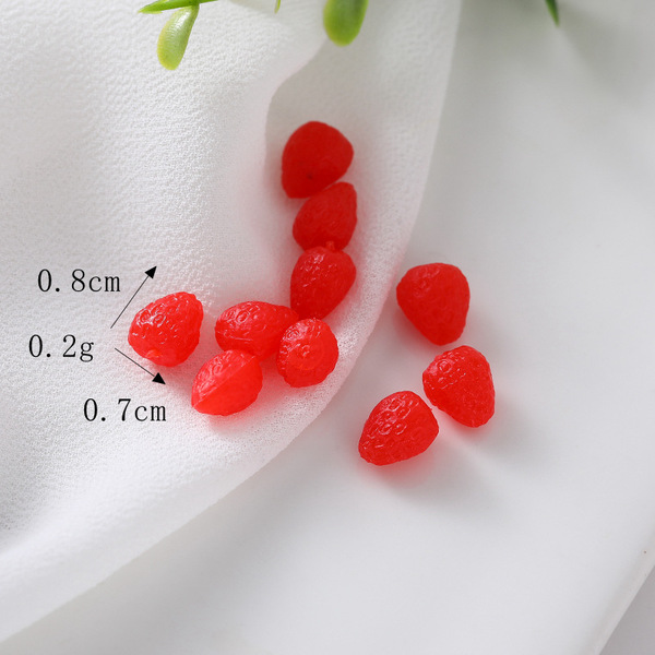 realistic small strawberry PVC