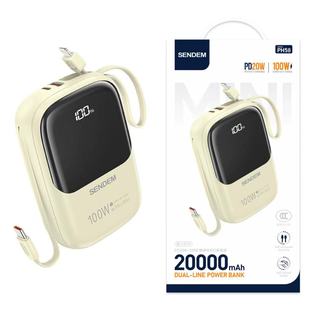 Ccc Certified Comes with Cable 20000 Mah 3C Certified 10000 Mah Power Bank 100W Fast Charging Mobile Power Supply
