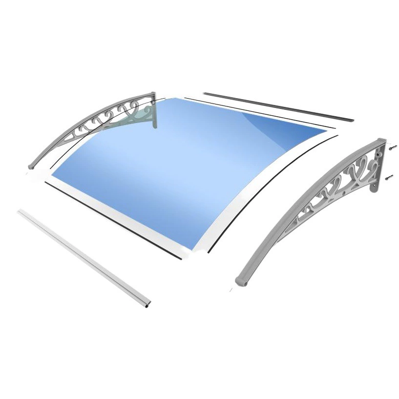 Навес из алюминиевого сплава открытый бесшумный Анти-дождь навес домашний балкон двери и окна ПК выносливость доска бесшумный дождь веревка навес