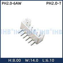 PH2.0-6AW�Ӳ���g��2.0MM�B������������^ֱ����Ӿ�����