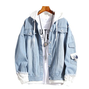 [Factory direct] cross-border explosions Denim coat men's supply Amazon foreign trade tooling men's jacket tide