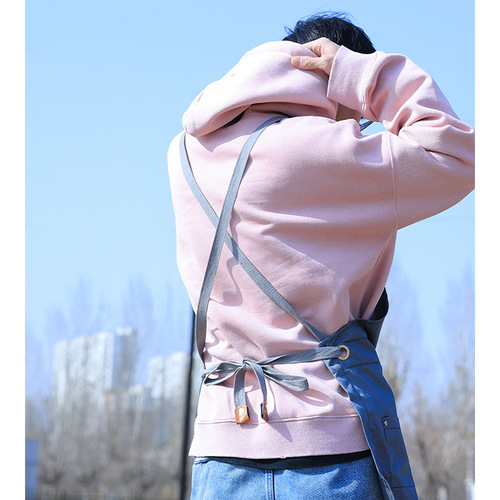 Cotton Apron Restaurant-Specific Unisex Workwear Supermarket Hairdresser Restaurant Home Kitchen Logo Printed