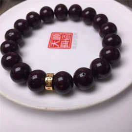 批发朱砂供海南星月菩提籽圆珠单圈高密手串文玩男女款13mm圆珠